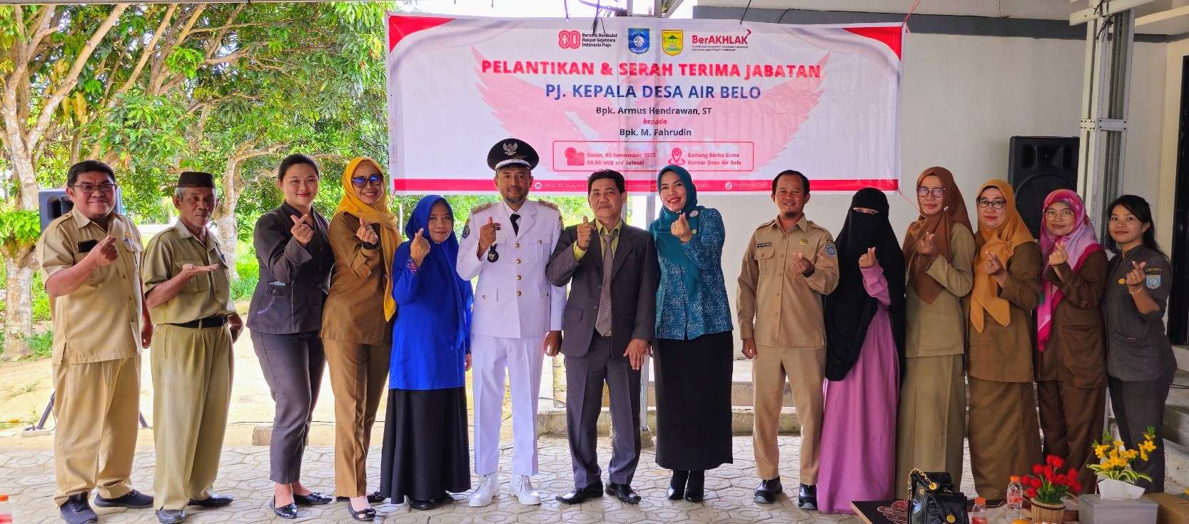 PENGAMBILAN SUMPAH/JANJI DAN PELANTIKAN PEJABAT KEPALA DESA AIR BELO