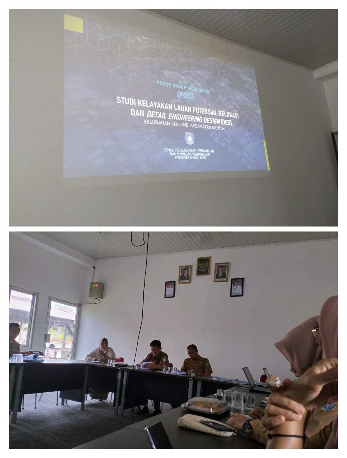 FGD Laporan Pendahuluan Penyusunan Dokumen Kajian Lahan dan DED relokasi Perumahan